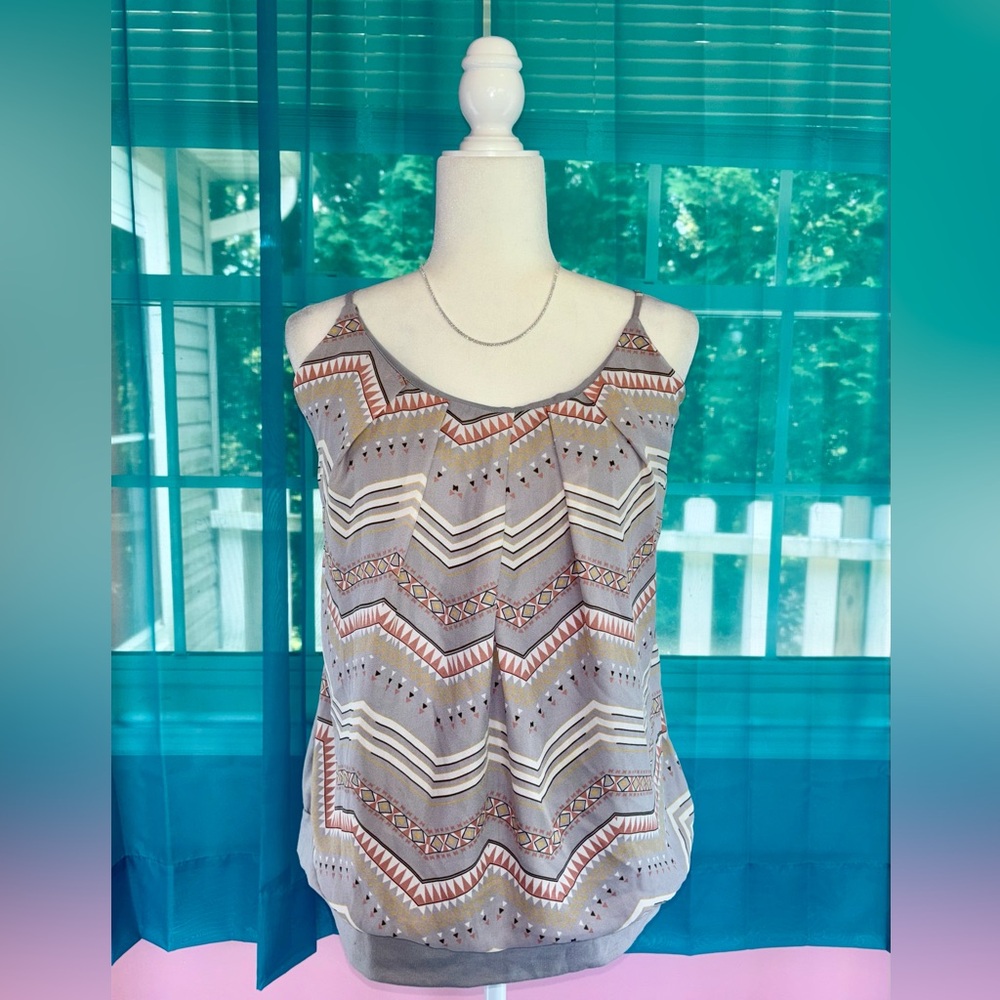 Maurices Tribal Aztec Print Sleeveless Blouse Size XXL NWT Plus Size Style